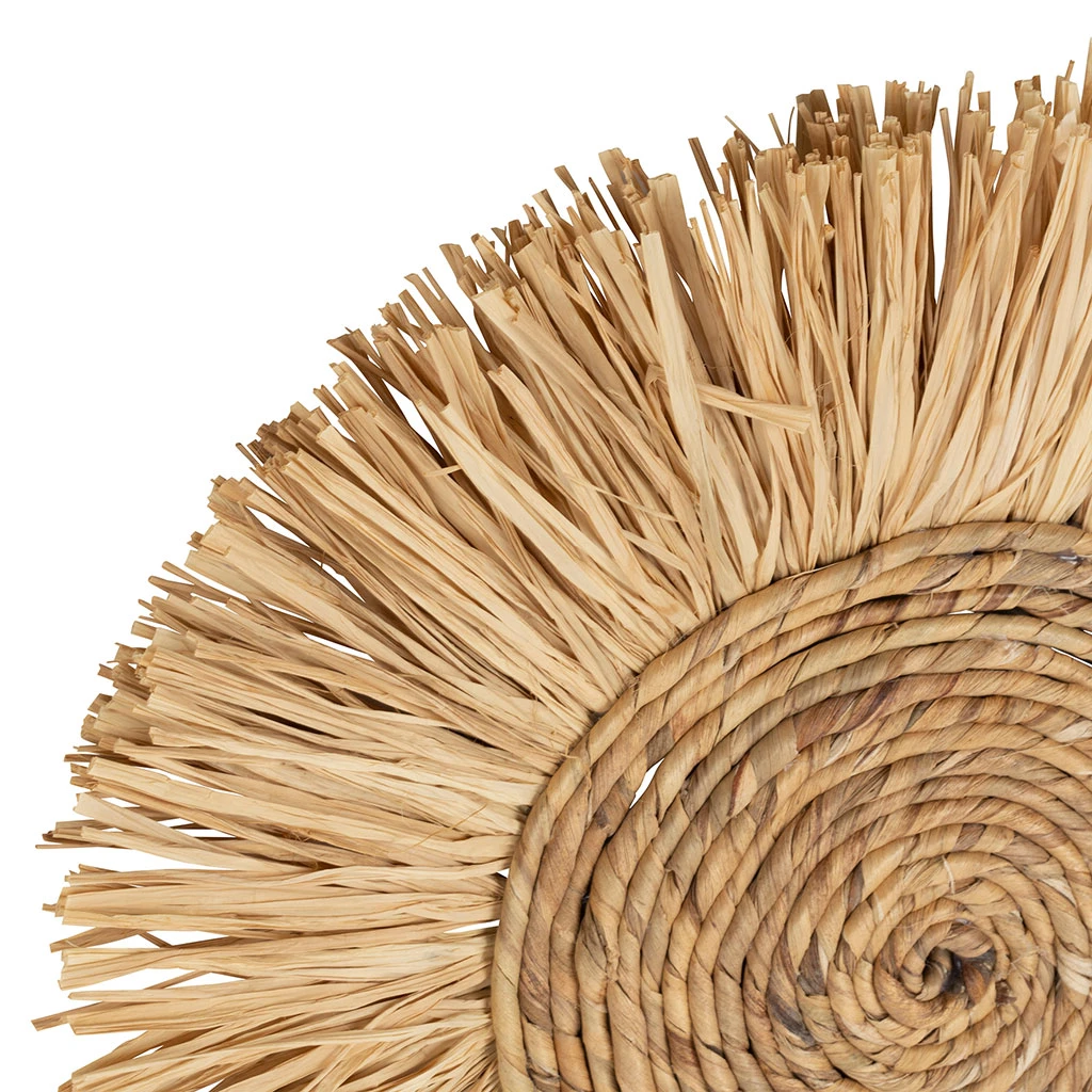 SEMA DESIGN Deco Murale Rosace Cuzco Naturel D26cm Raphia 4 SEMA DESIGN Deco Murale Rosace Cuzco Naturel D26cm Raphia – Image 2