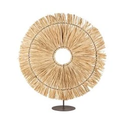 SEMA DESIGN Déco Rosace Cuzco Naturel D31Xh36cm En Raphia Et Fer