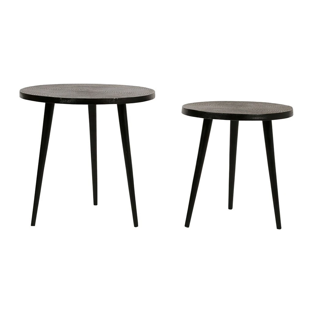 SEMA DESIGN Table Basse Gigogne (lot De 2) En Bronze Noir Et Dorée 3 SEMA DESIGN Table Basse Gigogne (lot De 2) En Bronze Noir Et Dorée