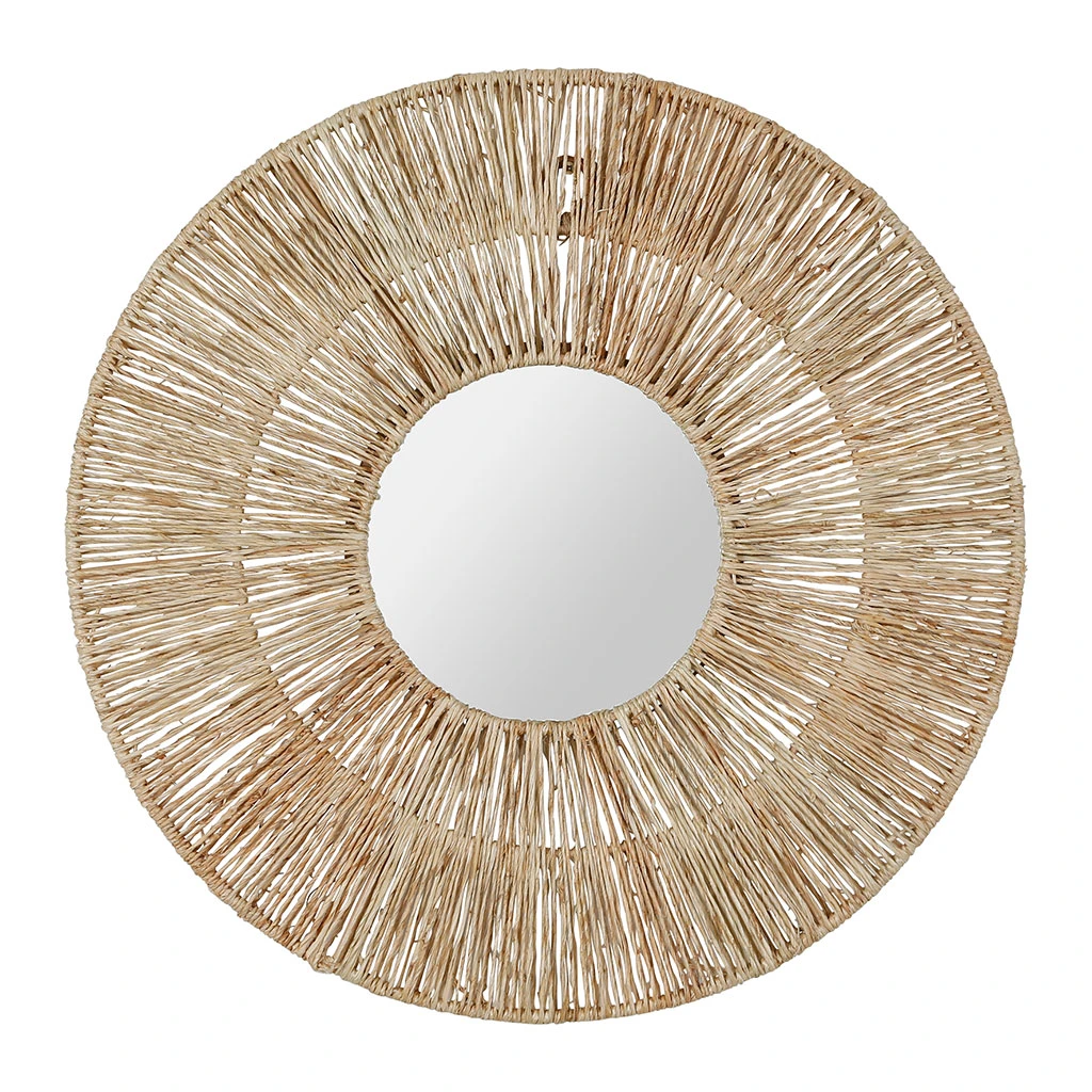 SEMA DESIGN Miroir Rond Joya Naturel D40cm En Jute 3 SEMA DESIGN Miroir Rond Joya Naturel D40cm En Jute