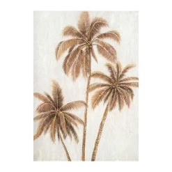 SEMA DESIGN Tableau Cocos Beige 70x100cm Polyester Et Sapin