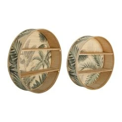 SEMA DESIGN Etagere Murale (lot De 2) Papaye Kaki En Bambou 10 SEMA DESIGN Etagere Murale (lot De 2) Papaye Kaki En Bambou -Sema Design Boutique 75670 DET02 WEB