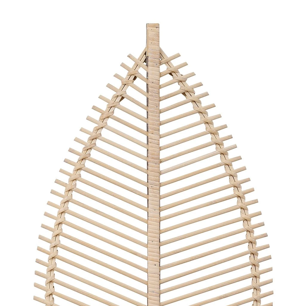 SEMA DESIGN Deco Murale Feuille X3 Bambou Naturel 31.5x64.5cm 4 SEMA DESIGN Deco Murale Feuille X3 Bambou Naturel 31.5x64.5cm – Image 2