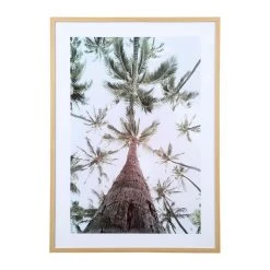 SEMA DESIGN Cadre Deco Encadré Palmier Pastel 52x72cm