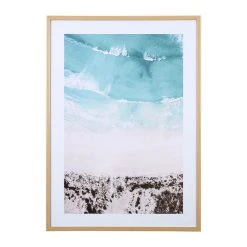 SEMA DESIGN Cadre Deco Encadré Plage Pastel 52x72cm