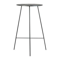 SEMA DESIGN Table Haute Ronde En Fer Noir H109cm - Palmchik -Sema Design Boutique 75947 DET01 WEB