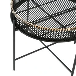 SEMA DESIGN Table Basse Gigogne (lot De 2) Bambou Noir Et Fer -Sema Design Boutique 76049 DET02 WEB