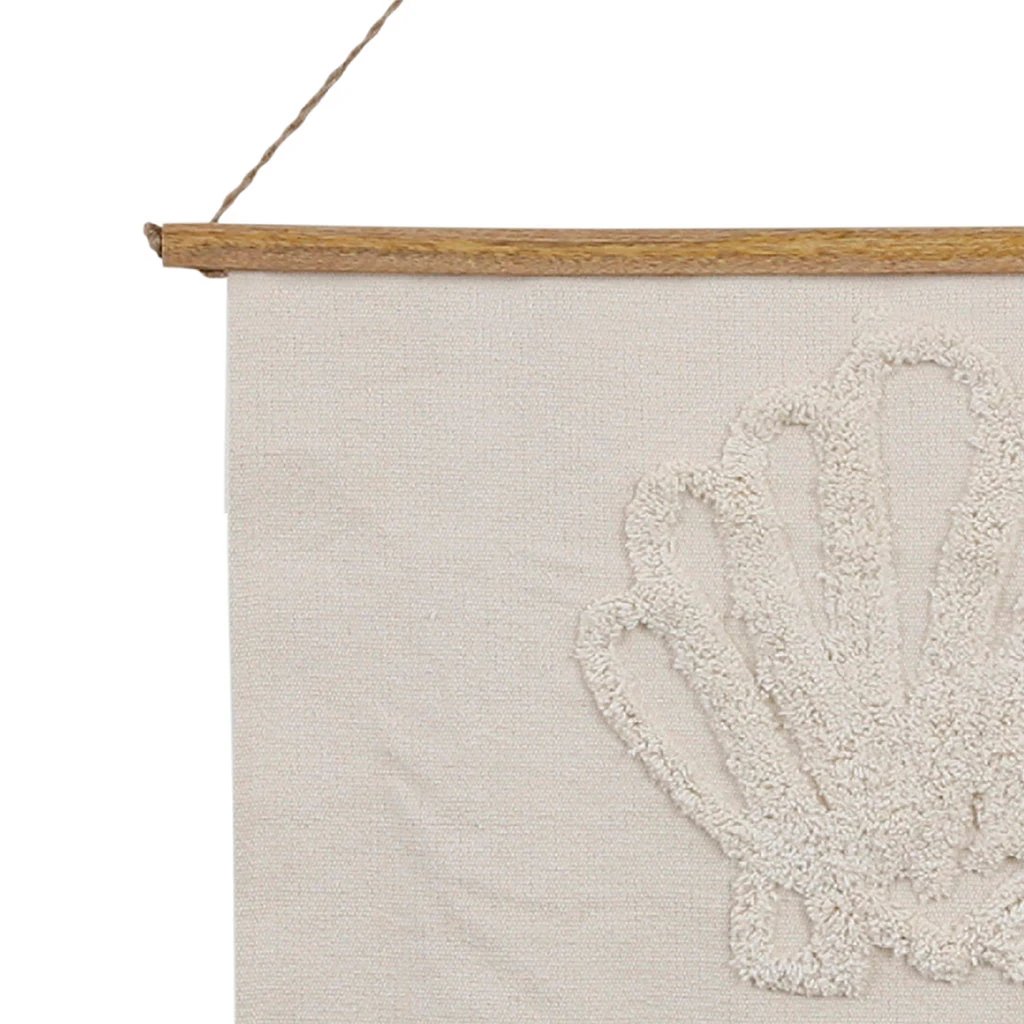 SEMA DESIGN Toile Tuftée Arc En Ciel écru 60x70cm - Blue Sand 4 SEMA DESIGN Toile Tuftée Arc En Ciel écru 60x70cm - Blue Sand – Image 2