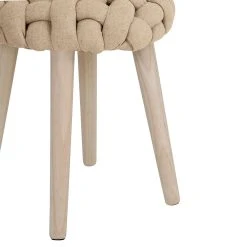 SEMA DESIGN Tabouret Naturel En Lin Et Pin - Element -Sema Design Boutique 76835 DET02 WEB
