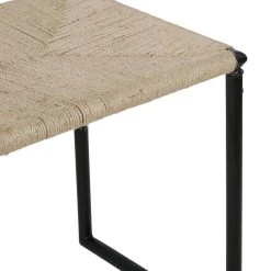 SEMA DESIGN Banc En Jute Naturel Et Fer Noir - Madeira 9 SEMA DESIGN Banc En Jute Naturel Et Fer Noir - Madeira -Sema Design Boutique 77123 DET03 WEB