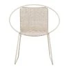SEMA DESIGN Fauteuil Macramé Rond En Coton Ecru Et Fer -madeira -Sema Design Boutique 77126 DEB WEB