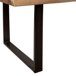Côté Table Table à Manger En Acacia Massif Et Pieds En Fer Noir 240x110cm - Factory 13 Côté Table Table à Manger En Acacia Massif Et Pieds En Fer Noir 240x110cm - Factory -Sema Design Boutique 81e3b 36493 det06 web