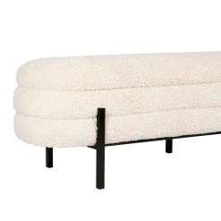 SEMA DESIGN Banc Coffre En Tissu Bouclette Crème Et Fer Noir - Cosine 12 SEMA DESIGN Banc Coffre En Tissu Bouclette Crème Et Fer Noir - Cosine -Sema Design Boutique 85a8d 76523 det04 hdd