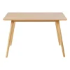 Zago Table à Manger Rectangulaire Effet Chêne Naturel 120x80cm - Becka -Sema Design Boutique 8bf66 bloom tr120c ps 01