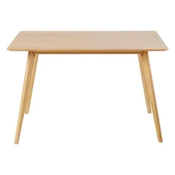 Zago Table à Manger Rectangulaire Effet Chêne Naturel 120x80cm - Becka
