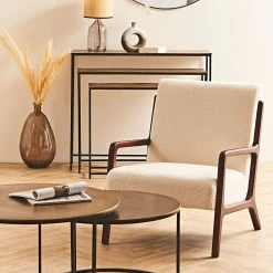 Côté Table Table Basse Gigogne Ronde (lot De 2) En Fer Doré - Félia -Sema Design Boutique 9c86d amb ideescadeauxete 2844 hd