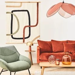 SEMA DESIGN Toile Tuftée écru, Brun Et Sauge En Coton -terre Brulee -Sema Design Boutique a1def amb hd fds cat23 5177