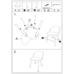 Opjet Chaise Salle à Manger En Velours Bleu Canard - Ingrid 11 Opjet Chaise Salle à Manger En Velours Bleu Canard - Ingrid -Sema Design Boutique b7dc8 herbier 4