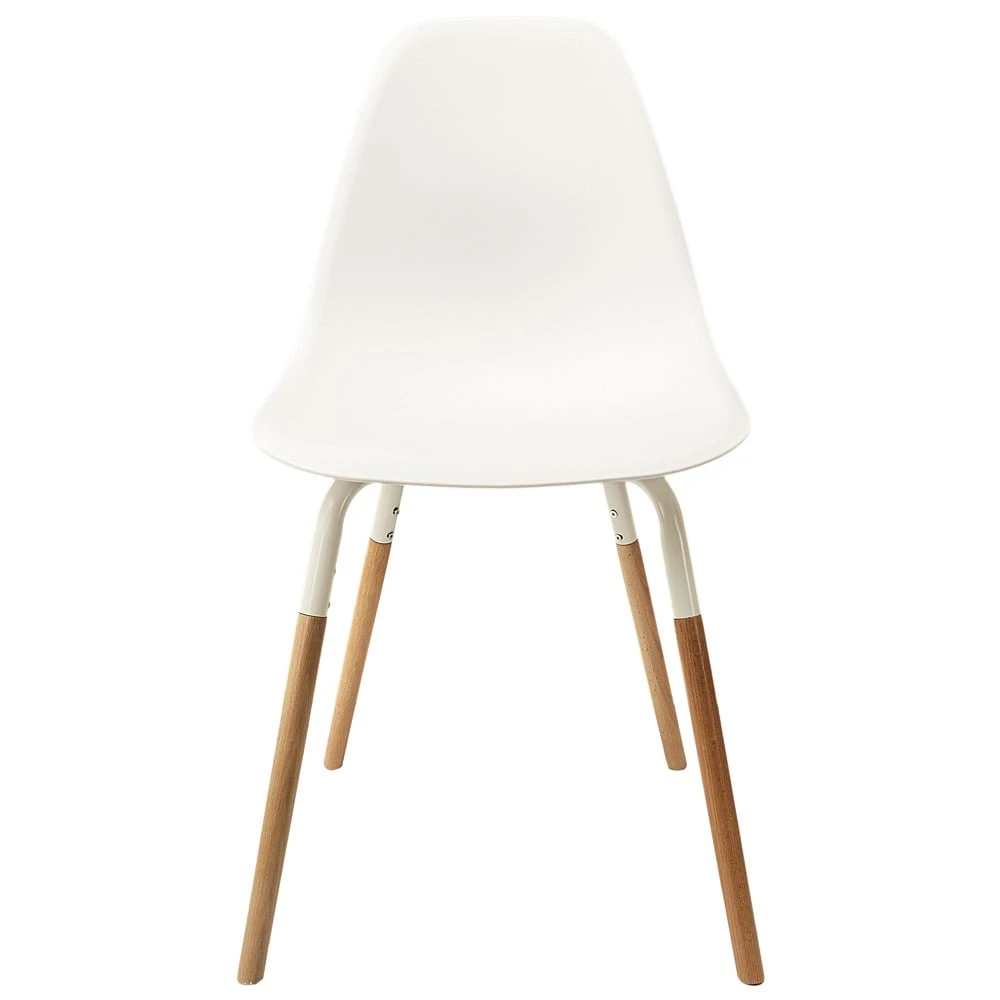Home Déco Factory Chaise De Salle à Manger Scandinave Blanc - Phenix 4 Home Déco Factory Chaise De Salle à Manger Scandinave Blanc - Phenix – Image 2