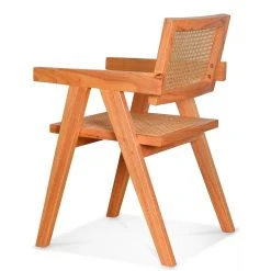 Opjet Fauteuil Rétro En Hévéa Massif Et Cannage - Friendly 9 Opjet Fauteuil Rétro En Hévéa Massif Et Cannage - Friendly -Sema Design Boutique f0c6f 638269 frn04 web